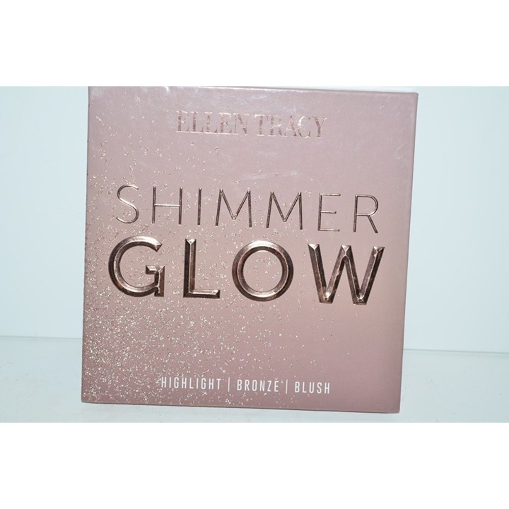 ELLEN TRACY Shimmer Glow Highlight Bronze Blush Makeup Palette